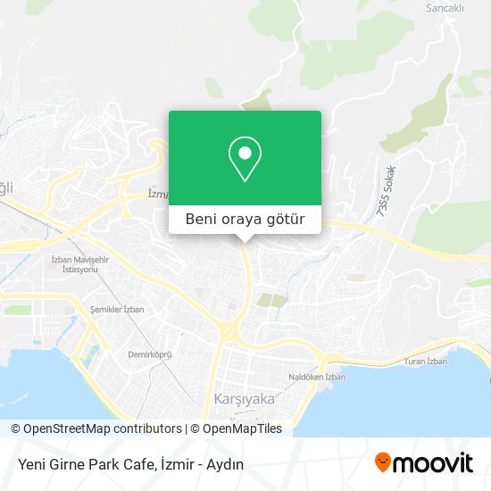 Yeni Girne Park Cafe harita