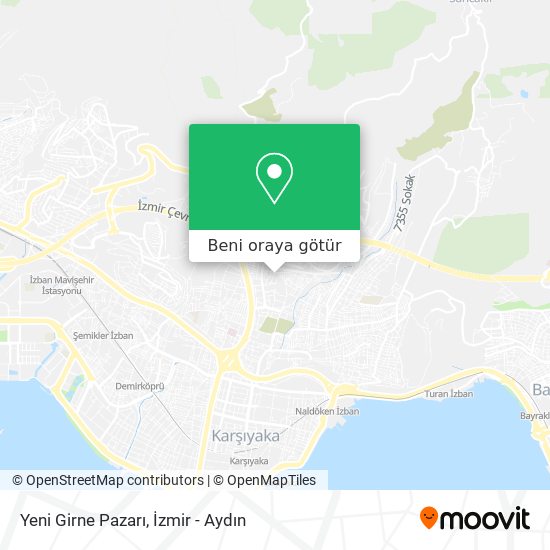 Yeni Girne Pazarı harita