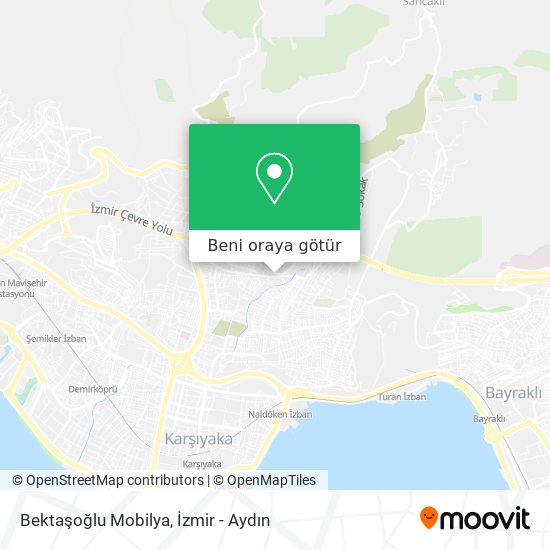 Bektaşoğlu Mobilya harita
