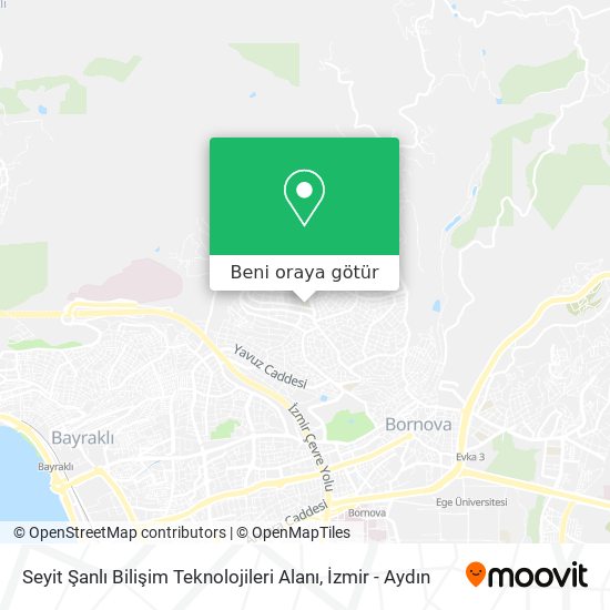 Seyit Şanlı Bilişim Teknolojileri Alanı harita