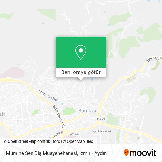 Mümine Şen Diş Muayenehanesi harita