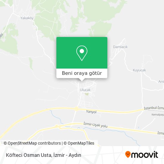 Köfteci Osman Usta harita