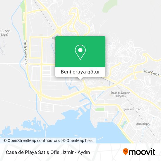 Casa de Playa Satış Ofisi harita