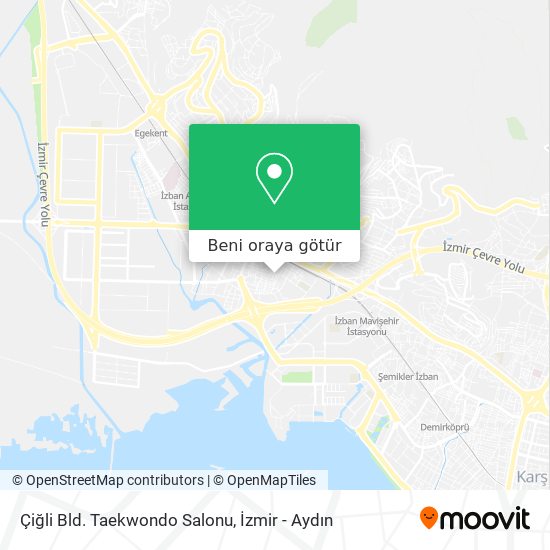 Çiğli Bld. Taekwondo Salonu harita