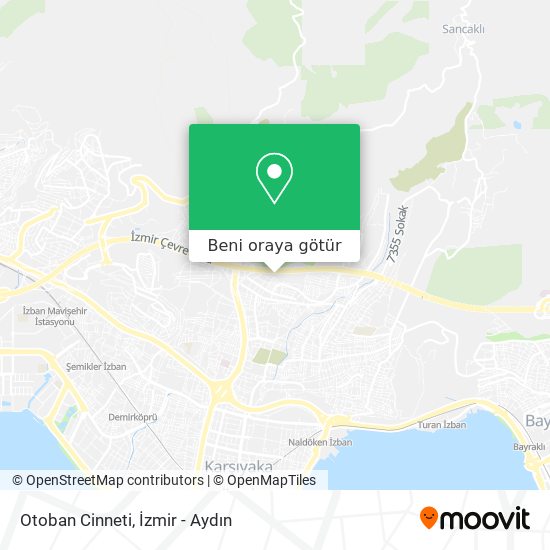 Otoban Cinneti harita