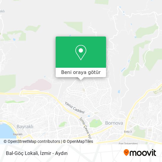 Bal-Göç Lokali harita