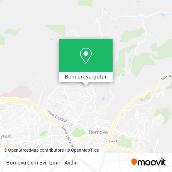 Bornova Cem Evi harita