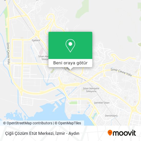 Çiğli Çözüm Etüt Merkezi harita