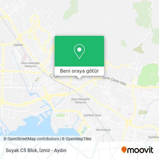 Soyak C5 Blok harita
