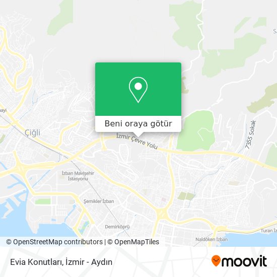 Evia Konutları harita
