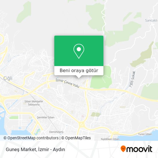 Guneş Market harita