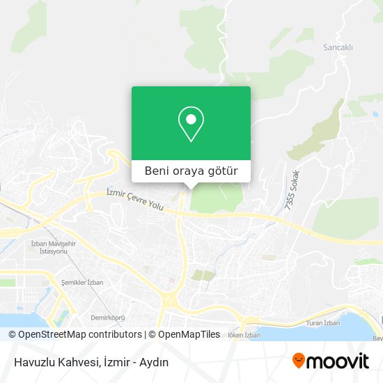 Havuzlu Kahvesi harita