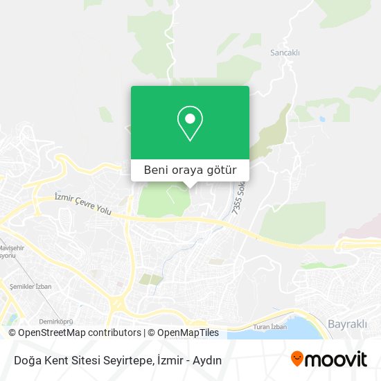 Doğa Kent Sitesi Seyirtepe harita