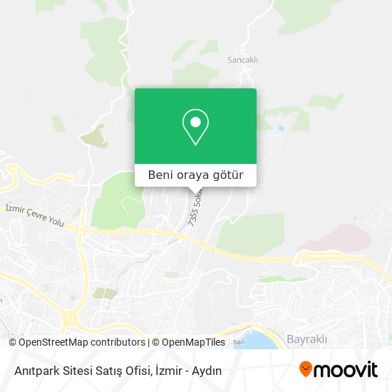Anıtpark Sitesi Satış Ofisi harita