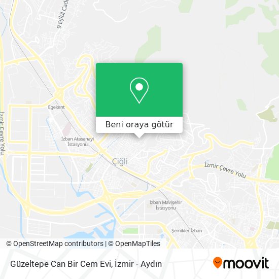 Güzeltepe Can Bir Cem Evi harita