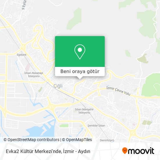 Evka2 Kültür Merkezi'nde harita