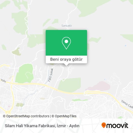 Silam Hali Yikama Fabrikasi harita