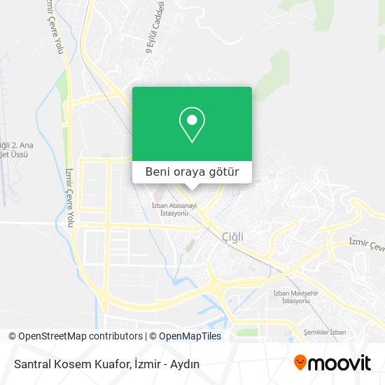 Santral Kosem Kuafor harita