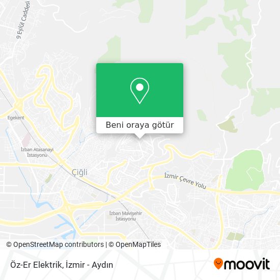 Öz-Er Elektrik harita