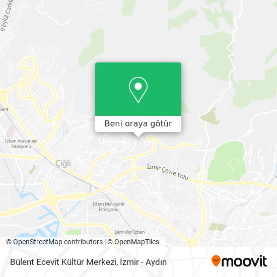 Bülent Ecevit Kültür Merkezi harita