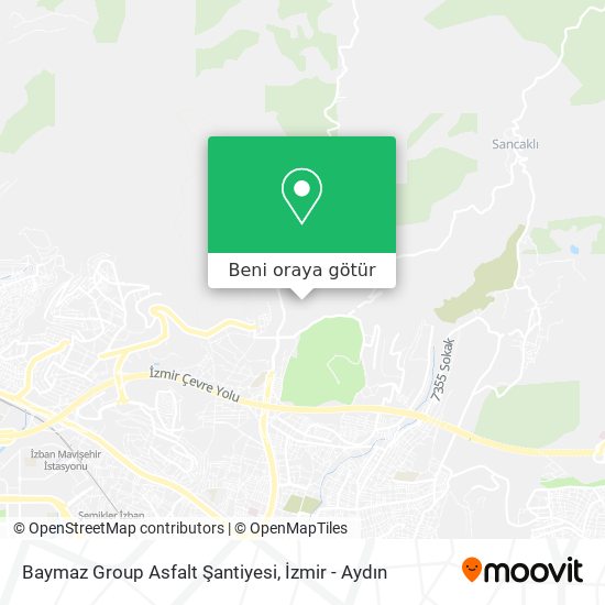 Baymaz Group Asfalt Şantiyesi harita
