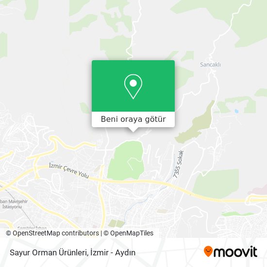 Sayur Orman Ürünleri harita