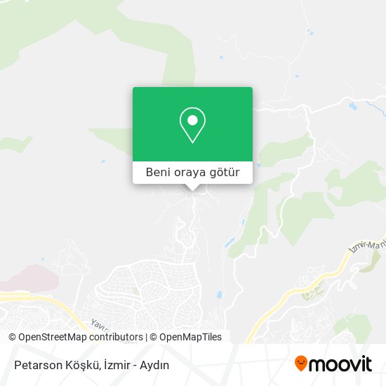 Petarson Köşkü harita