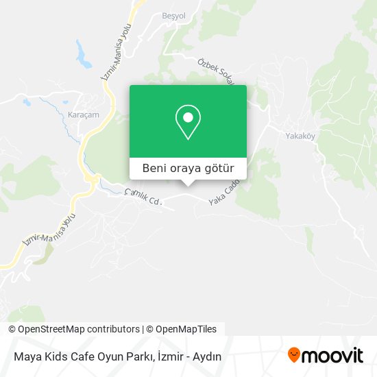 Maya Kids Cafe Oyun Parkı harita