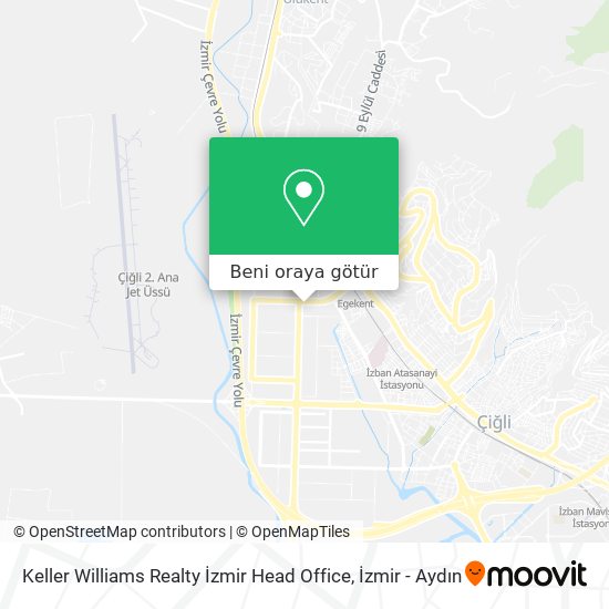 Keller Williams Realty İzmir Head Office harita
