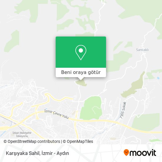 Karşıyaka Sahil harita
