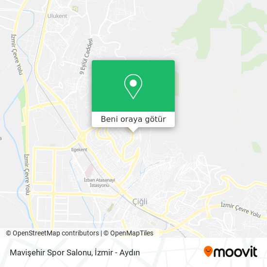 Mavişehir Spor Salonu harita