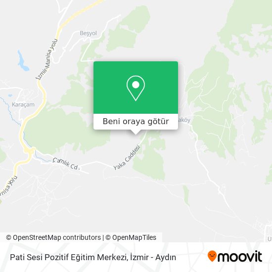 Pati Sesi Pozitif Eğitim Merkezi harita