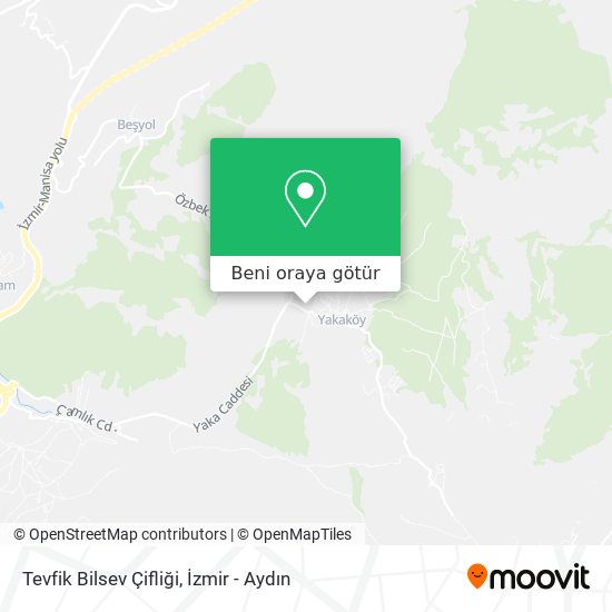 Tevfik Bilsev Çifliği harita