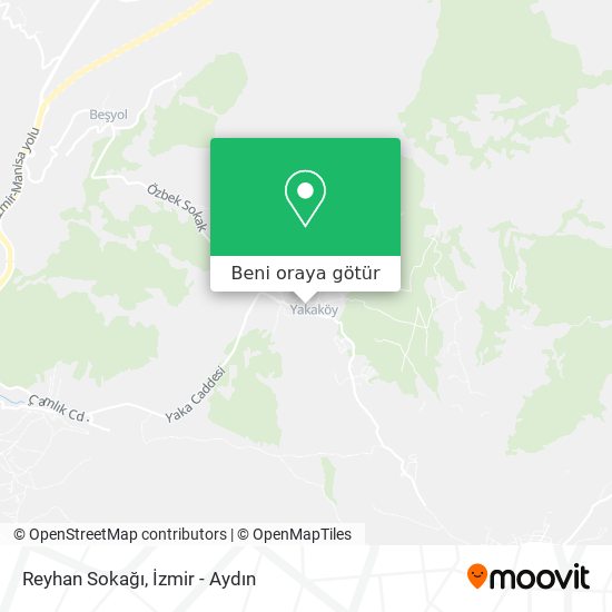 Reyhan Sokağı harita