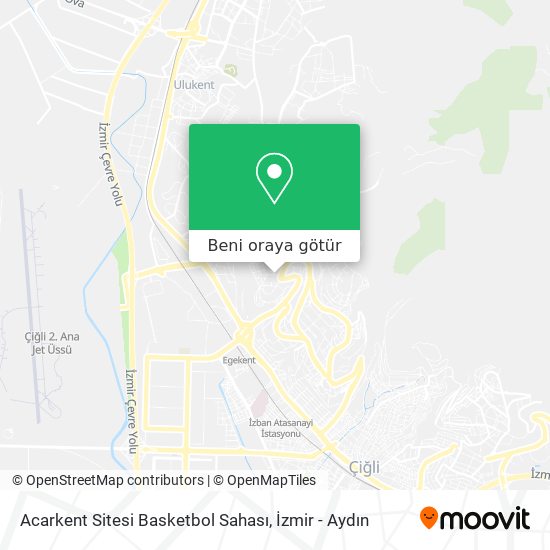 Acarkent Sitesi Basketbol Sahası harita