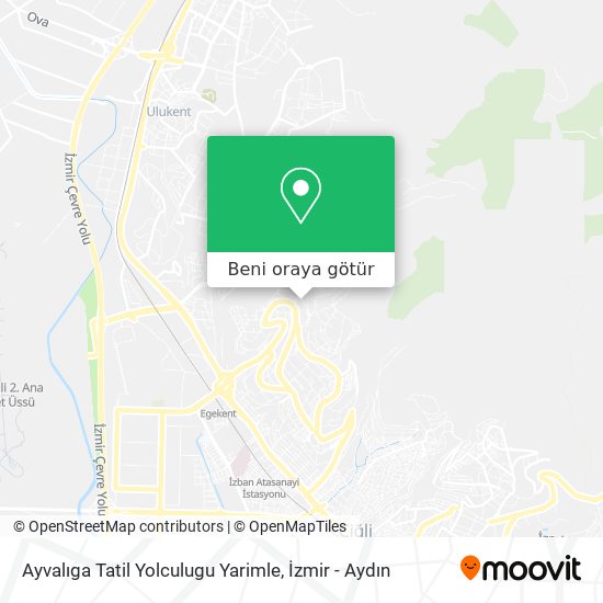 Ayvalıga Tatil Yolculugu Yarimle harita