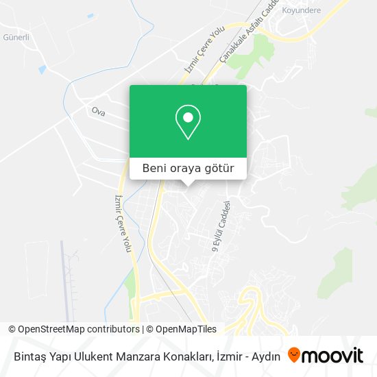Bintaş Yapı Ulukent Manzara Konakları harita