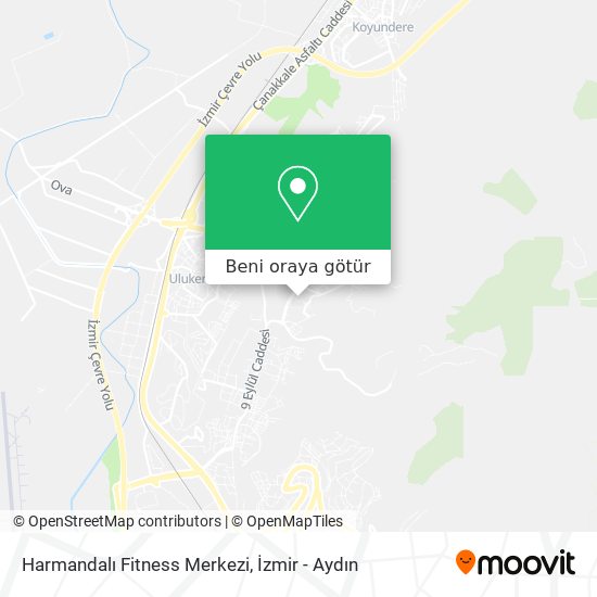 Harmandalı Fitness Merkezi harita