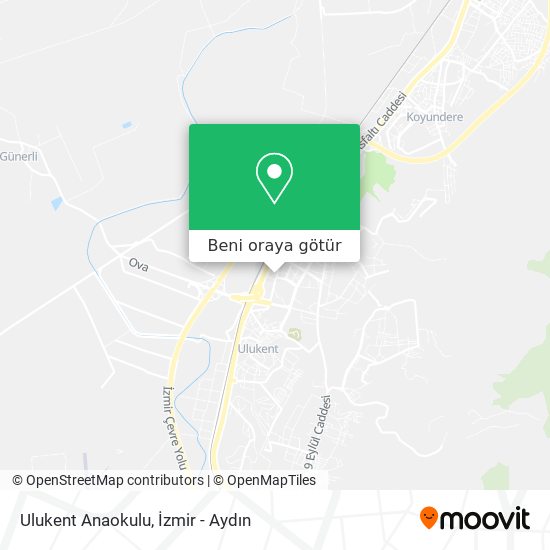 Ulukent Anaokulu harita