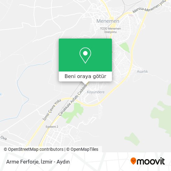 Arme Ferforje harita