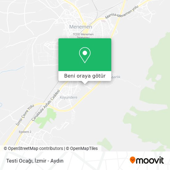 Testi Ocağı harita
