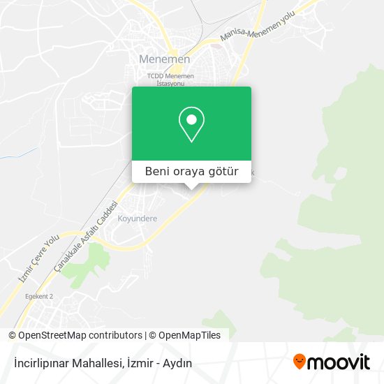 İncirlipınar Mahallesi harita