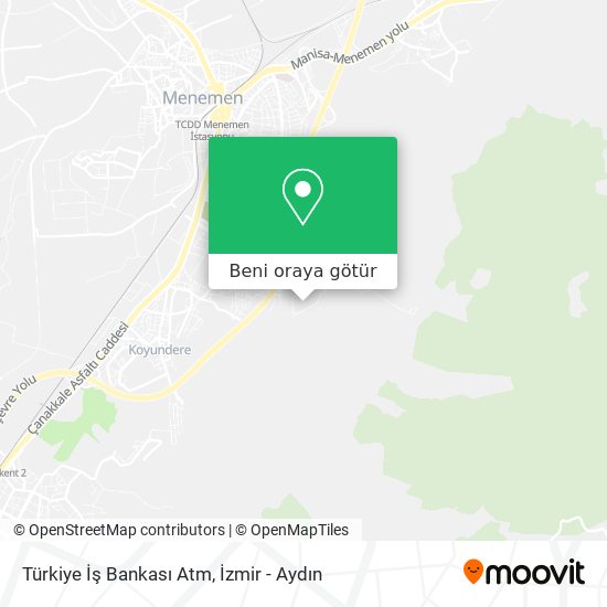 Türkiye İş Bankası Atm harita