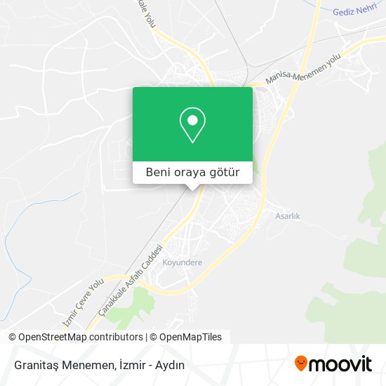 Granitaş Menemen harita