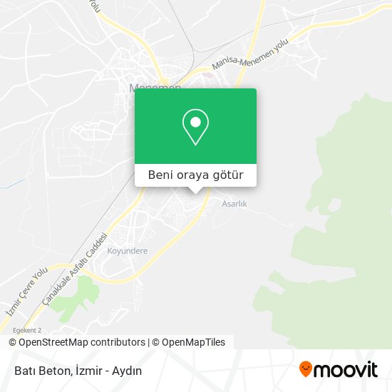 Batı Beton harita