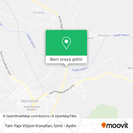 Tam Yapı Vizyon Konutları harita