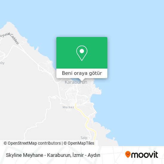 Skyline Meyhane - Karaburun harita