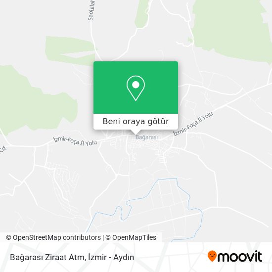 Bağarası Ziraat Atm harita