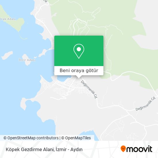 Köpek Gezdirme Alani harita