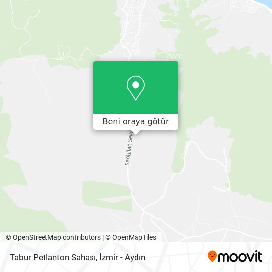 Tabur Petlanton Sahası harita